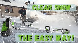 WOW! Clearing Snow with the EGO Snow Shovel