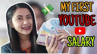 MY FIRST YOUTUBE SALARY,UNANG SAHOD(GRABE)|Mitchay Vlogs