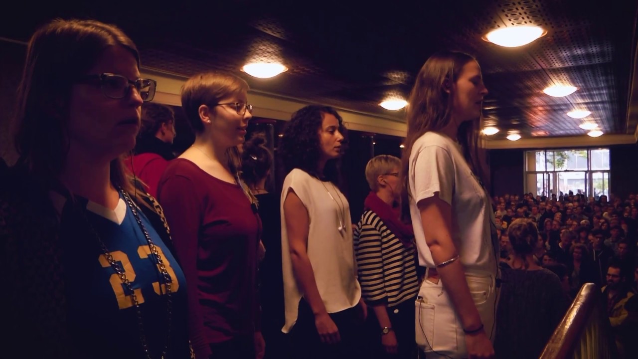 Arone Dyer's DRONE CHOIR PEOPLE 2016 YouTube