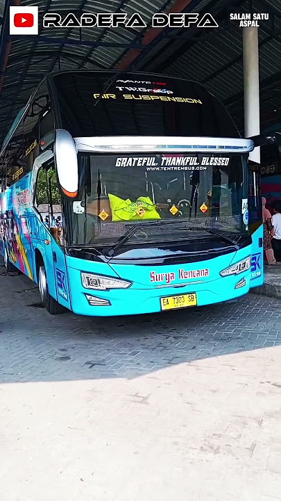 BUS SURYA KENCANA MENUNGGU PENUMPANG#hatihatidijalan#shorts_video