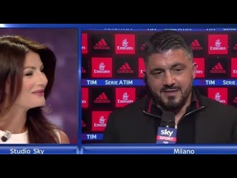 Gattuso Ilaria d'Amico - dai un bacio con la lingua a Buffon