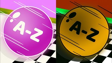 A to Z Run 🏀vs Reverse gameplay Ball Colour Run walkthrough , iOS Android New Update ( part : 2012 )