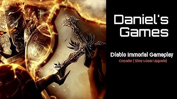 Diablo Immortal Gameplay - Crusader Free to Play (activities & gear upgrade lvl 60-paragon 888-892)