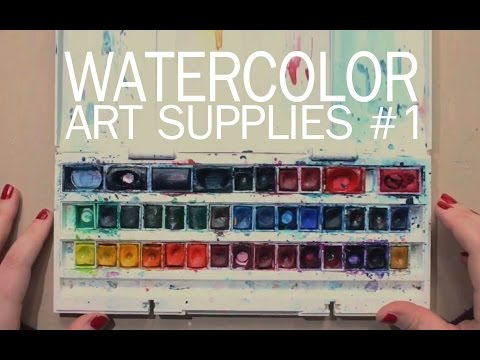 My Watercolor Art Supplies 