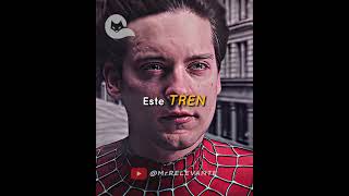 IMAGINA detener un Tren 🗣️🔥 #mrrelevante #spiderman #edit