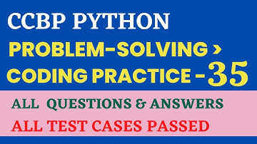 Coding Practice - 35 | OOPs | Problem-Solving | Python | CCBP 4.0