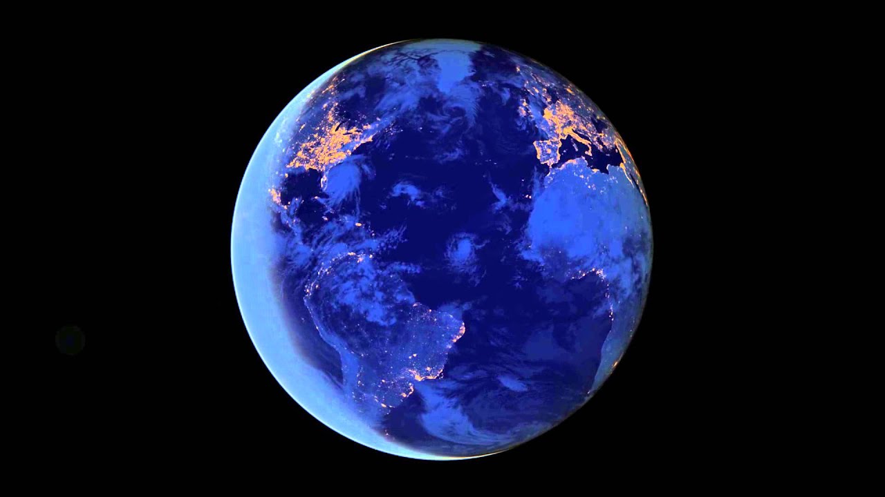 earth night rotate 1080 mov video quicktime Object