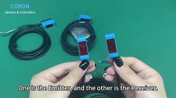 Small square photoelectric sensors explained with the video #sensor