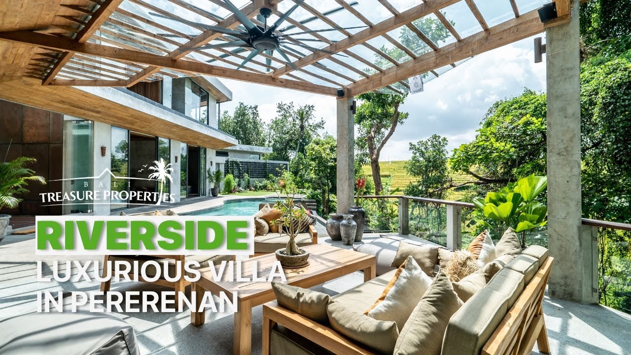 EXQUISITE SUSTAINABLE LUXURY VILLA IN LUSH PERERENAN, BALI, INDONESIA 🍃 