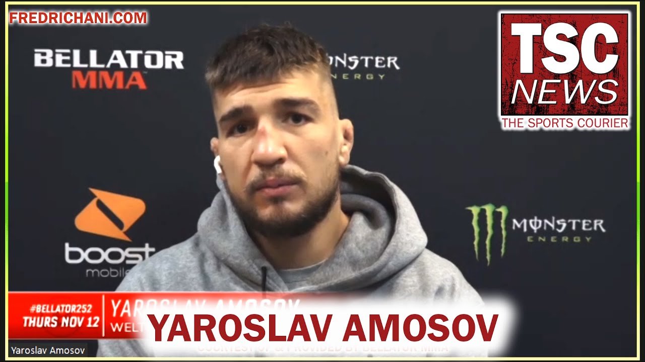 Bellator 252: Yaroslav Amosov on Logan Storley, Khabib's Record