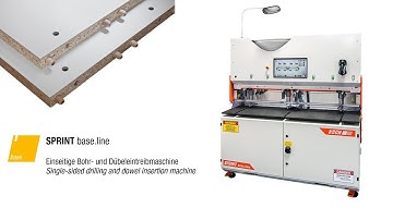 NEW SPRINT base.line: Bohr- und Dübeleintreibmaschine / Drilling and dowel insertion machine