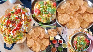 Papdi Chaat Recipe How To Make Papdi,Chaat Masala,Meethi Chutney,Y Green Chutney,Sev,Dahi