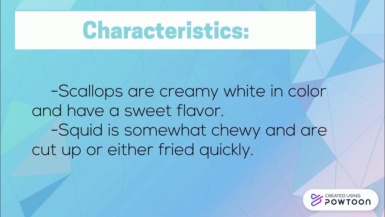 Characteristics and market forms of shellfish YouTube