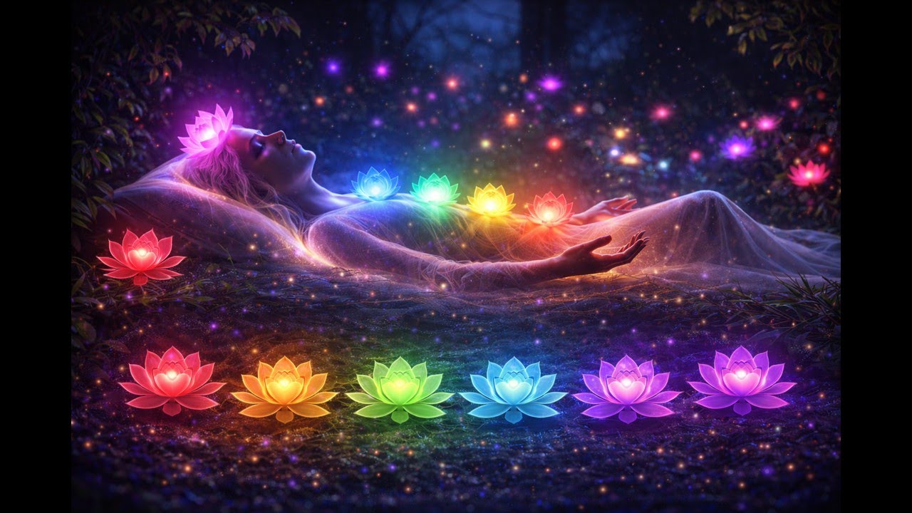528Hz • 363Hz • 7.83Hz | Deep Chakra Sleep Meditation | Pure Tones | 4H