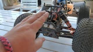 Hpi Savage X With Big Bore Shocks And Lrp .32 Nitro And Top End Pipe