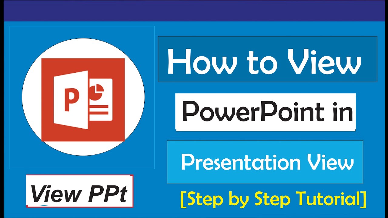 how to set up powerpoint in presentation mode