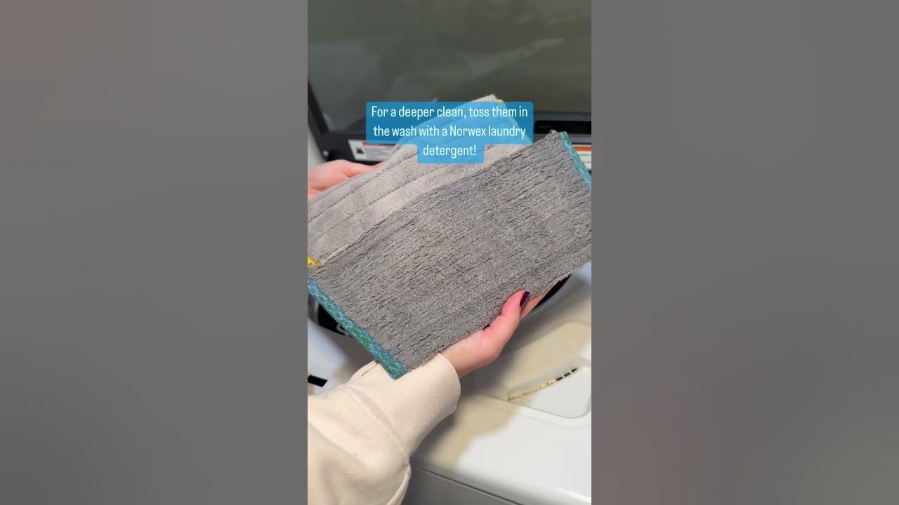 How To Clean Norwex Mop Pads YouTube