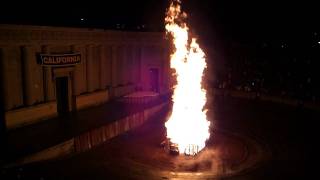 Cal Big Game Bonfire.