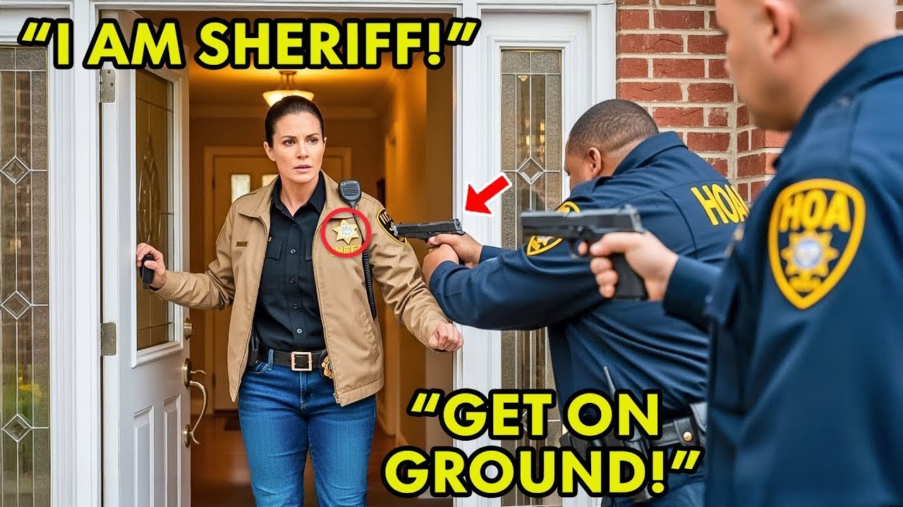 Товарищество собственников жилья прислало полицейских ко мне домой — они замерли, когда моя жена ...