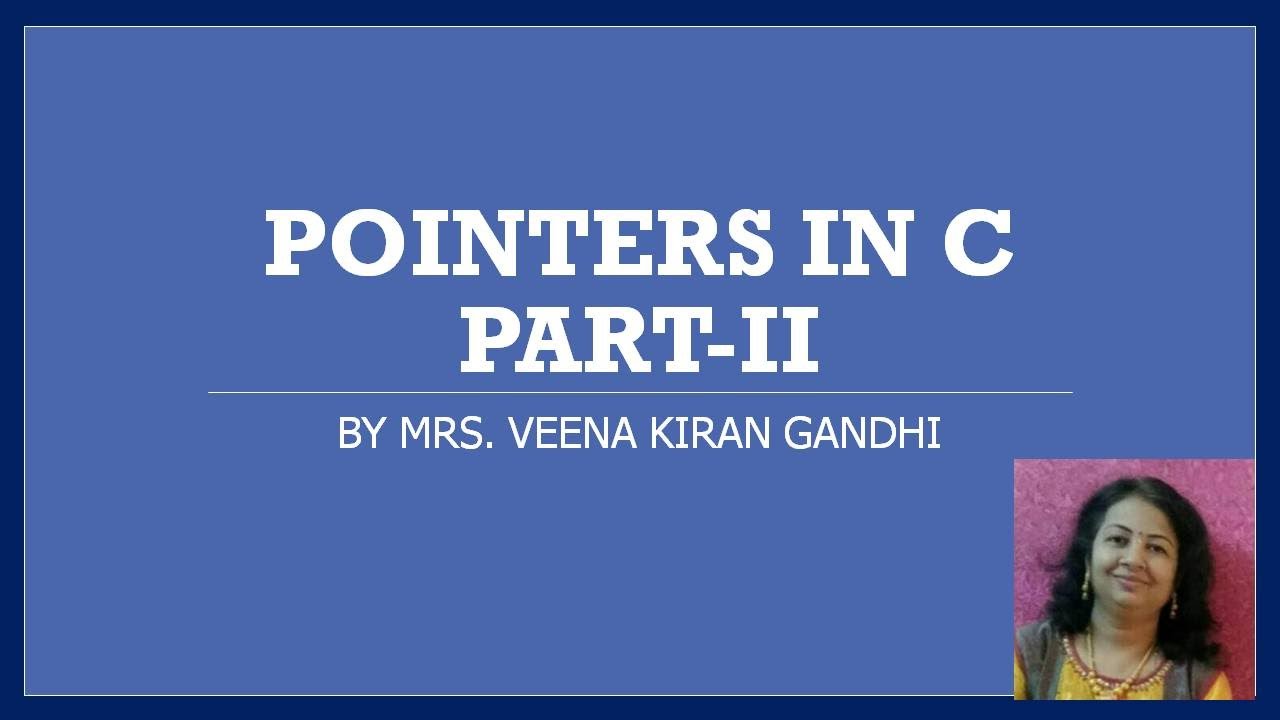 pointer part2 - YouTube