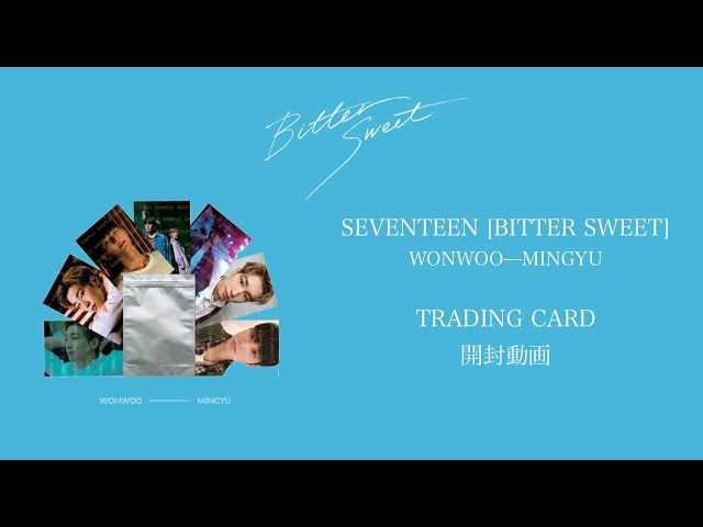 ウォヌ Bitter Sweet プレミアムフォト SEVENTEEN 未開封 SEVENTEEN Bitter Sweet プレミアムフォト ミンギュ ウォヌ