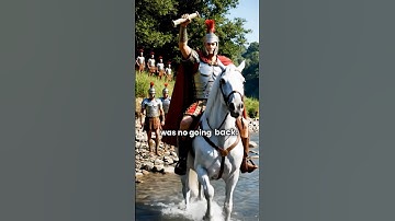 Julius Caesar Gambled his Life and Changed History with One Move #shorts
