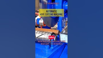 Automatic Pipe Cutting Machine #science #technology #viral #machine #cutting #pipe #india #tube #pmt