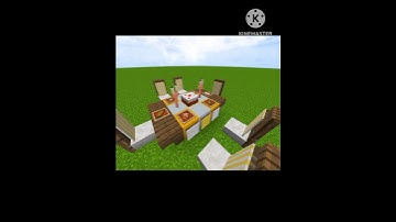 How To Make Party Table In Minecraft #shorts