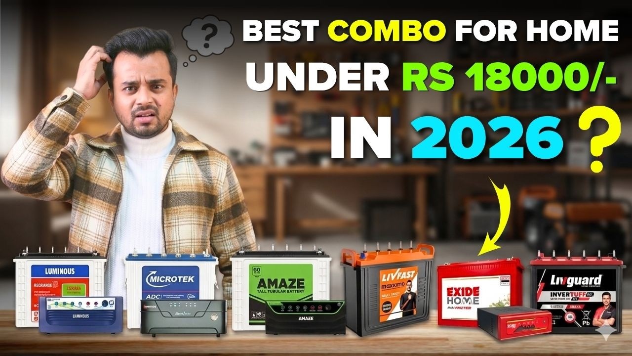 Best Inverter Battery COMBO For Home in 2026 | Best Inverter For Home ...