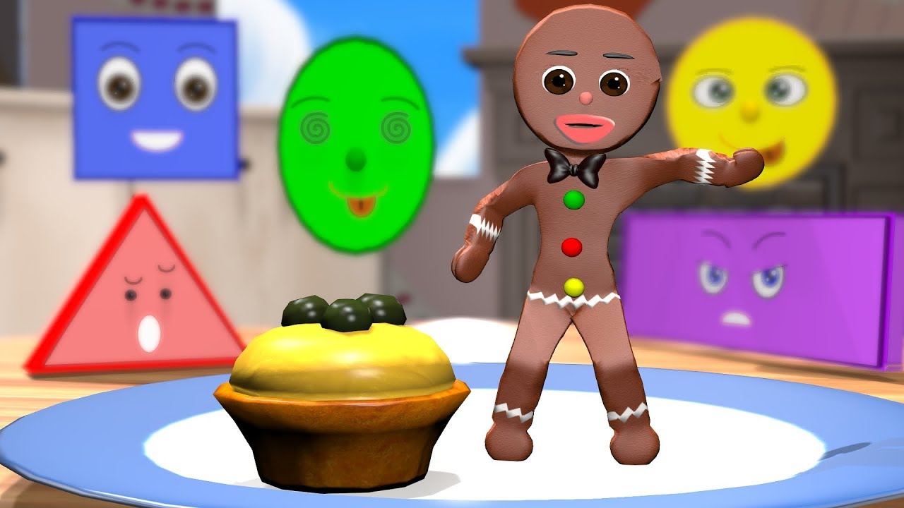 The Muffin Man Song 😍 Learn About Facial Expressions with Baby Shapes and Noodle Kidz