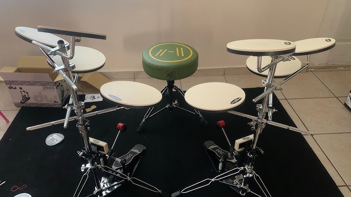 Pad d'entrainement DW Drum Workshop Go Anywhere + pédale TAMA HP30