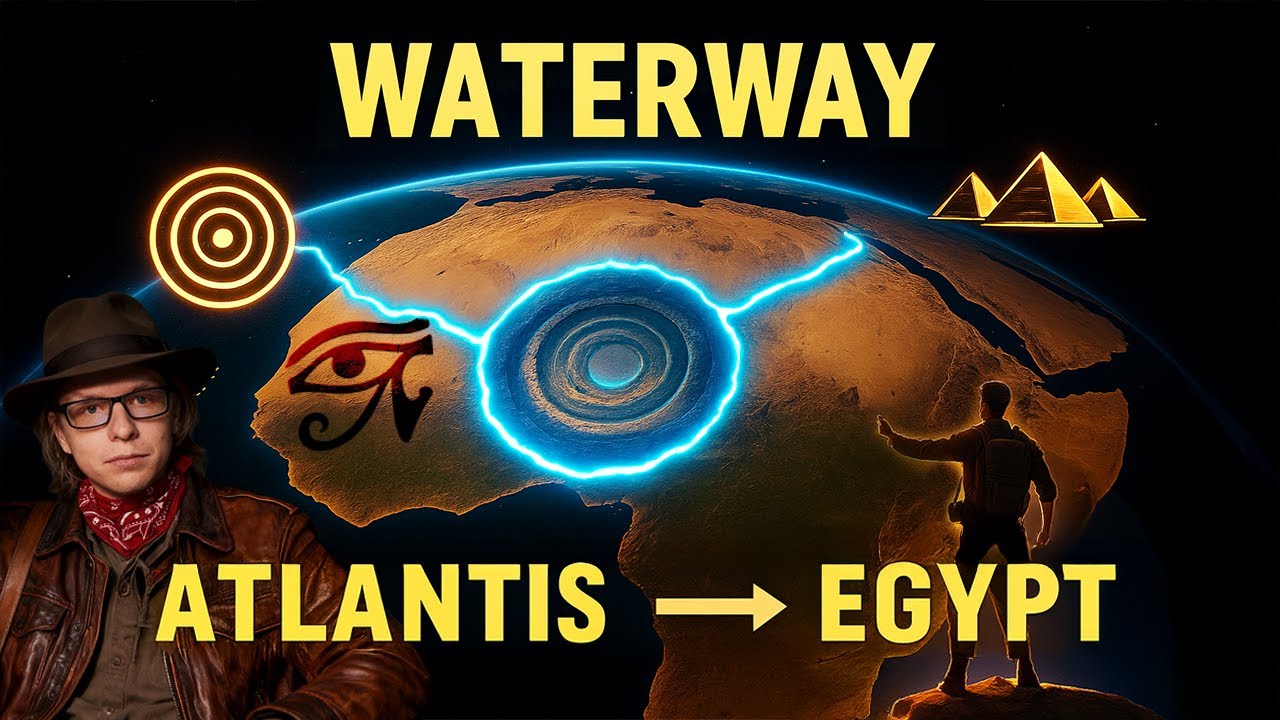The Tamanrasset River — The Path from Atlantis to Egypt | A Water Corridor Across the Sahara | AI