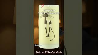 Video  - Tischleuchte ZYTA mit Katzenmotiv FOOT E14