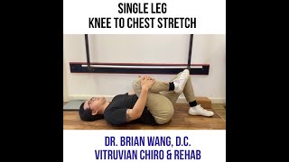 Single Leg Low Back Stretch | Easy back pain relief