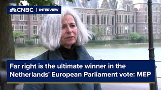 Far right is the ultimate winner in the Netherlands' European Parliament vote: MEP