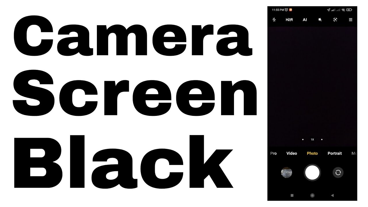 Camera Black Screen Problem Solve Mobile ka Camera Nahi kam kar raha