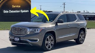 "Service Side Detection System" warning in GM cars