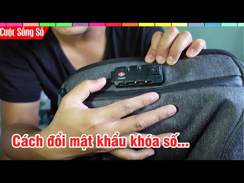 Video Cách đổi mật khẩu khóa số Balo Miti và các loại balo... - youtube