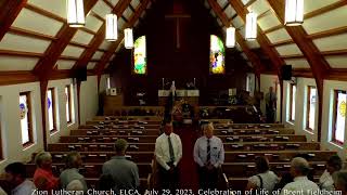 July 29th, 2023; Celebration of Life of Brent Fjeldheim