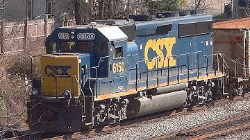 Ex- B&O CSX EMD GP38-2S Working In Lansdowne