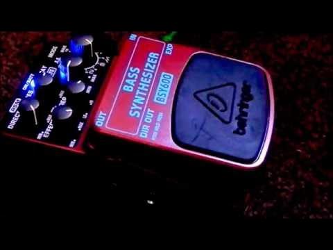 Coördineren Ru Moskee Behringer BSY-600 Bass Synth pedal demo - YouTube
