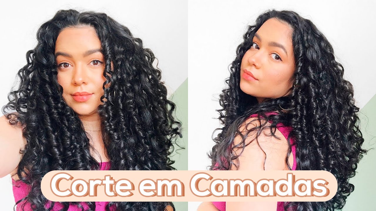 Fazendo o Meu Corte Em Camadas | O Melhor Para O Cabelo Cacheado