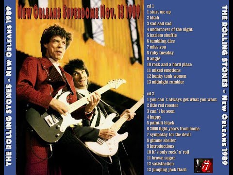 rolling stones superdome 1994 (放送ライブ音源) The Rolling Stones Live Full Concert Louisiana Superdome