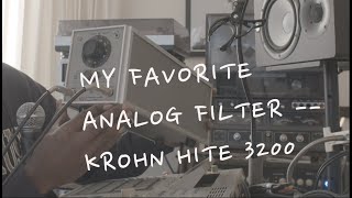 Using lab test Equipment in audio production -- Krohn Hite 3200 analog filter