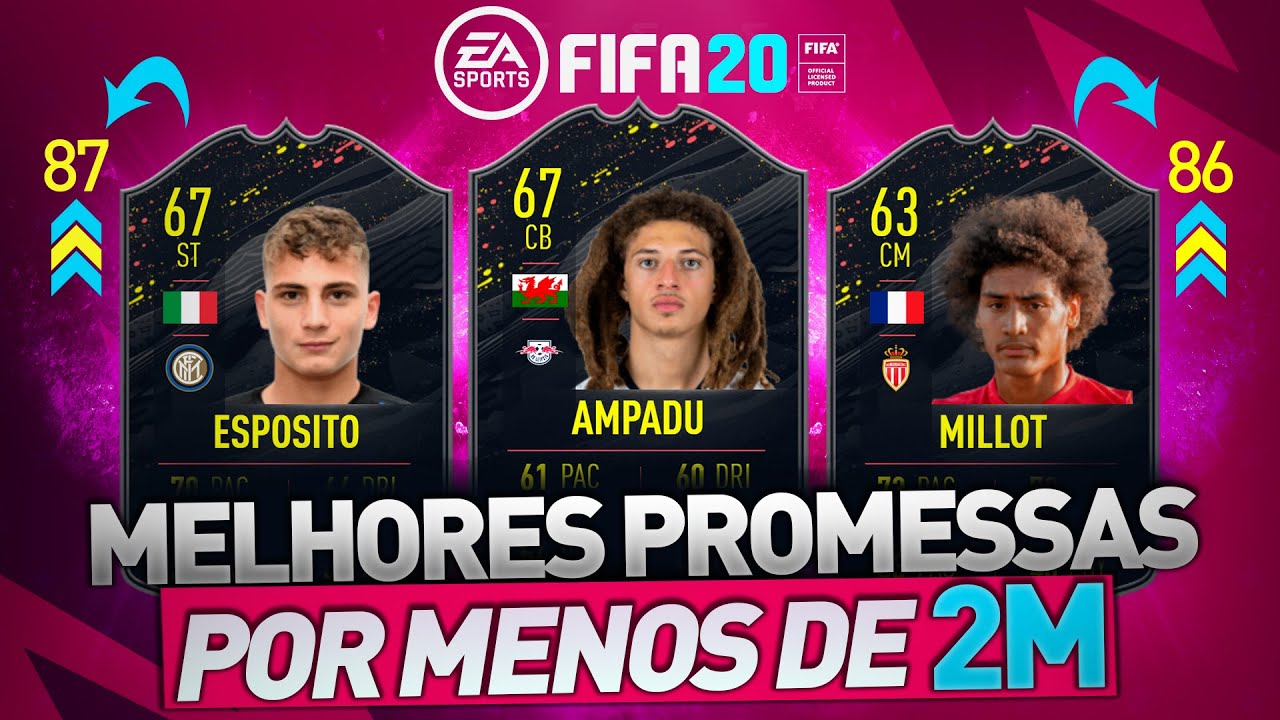 29 MELHORES PROMESSAS BARATAS para TIMES PEQUENOS no FIFA 20