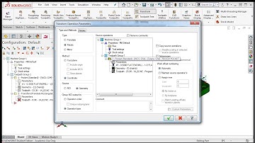 72 - Mastercam for SolidWorks - Transform Rotate Toolpath