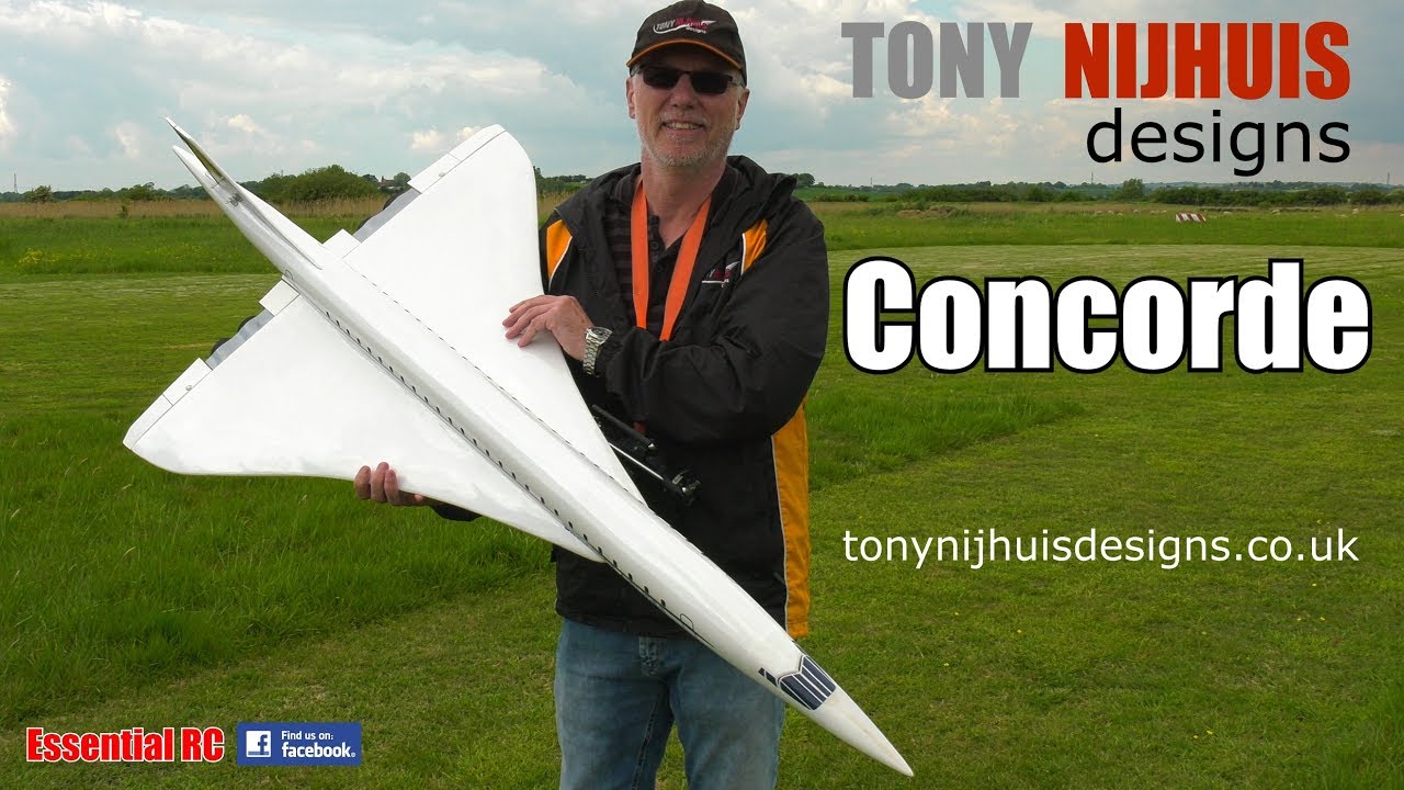 rc concorde turbine model jet