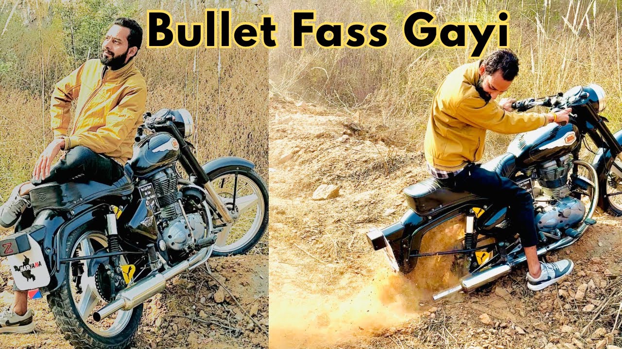 ARAVALI HILLS Ride Par Gye 😍Or Apni Bullet Fass Gayi🫣||Ankit Hr Rider || 