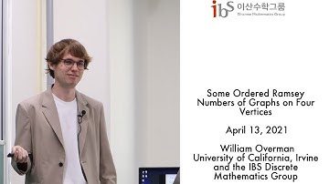2021.04.13, William Overman, Some Ordered Ramsey Numbers of Graphs on Four Vertices