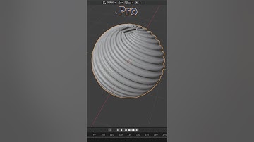 how to model spiral grooves onto a sphere in blender #blender #3dmodeling #3danimation #shorts